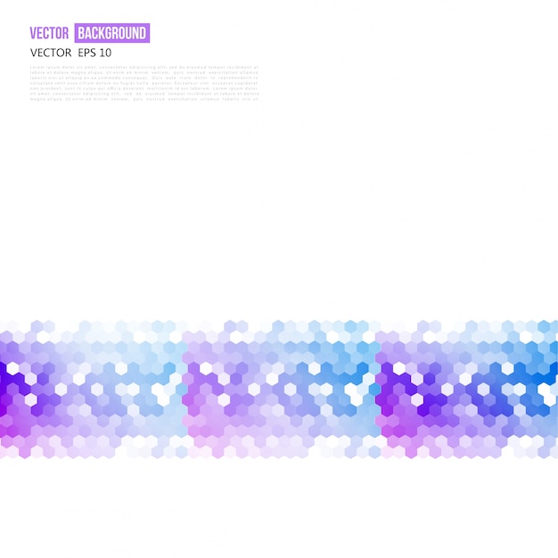 Abstrait Vectoriel 3d Hexagonale.