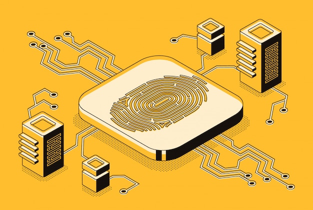 Accès à La Sécurité Numérique Avec Des Données Biométriques