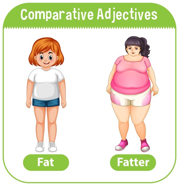 Adjectifs Comparatifs Pour Le Mot Gras