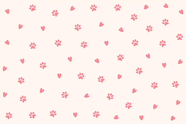 Vecteur gratuit adorable fond de motif d'impression de patte parfait pour les enfants et le vecteur amoureux des animaux
