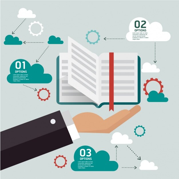 Vecteur gratuit affaires modèle infographique