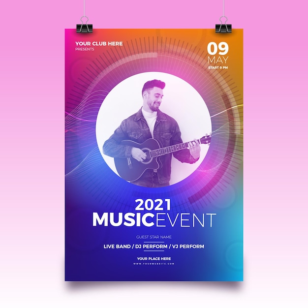 Affiche du festival de musique 2021