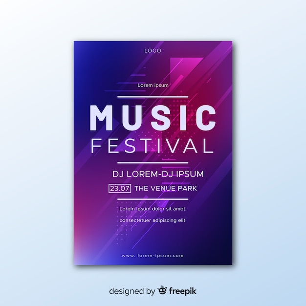 Affiche Du Festival De Musique Abstraite