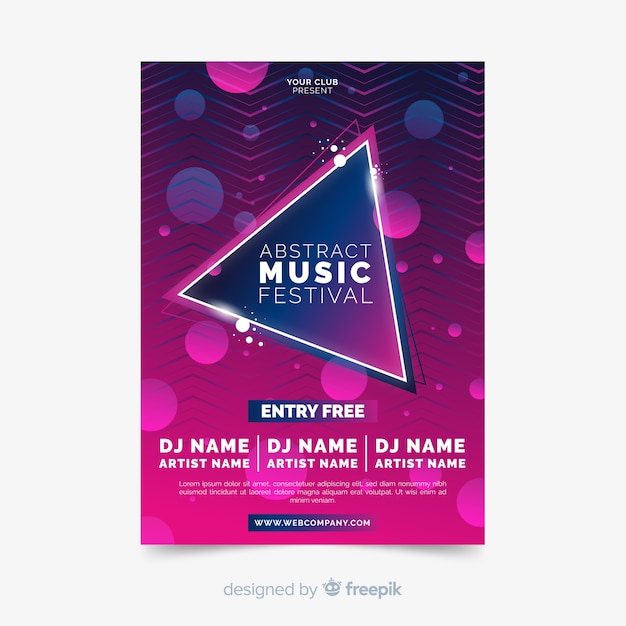 Affiche Du Festival De Musique Abstraite