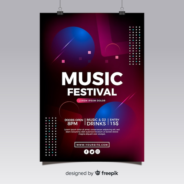 Affiche Du Festival De Musique Abstraite