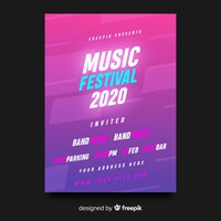Affiche du festival de musique