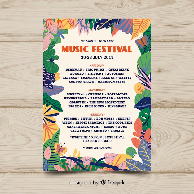 Affiche Du Festival De Musique