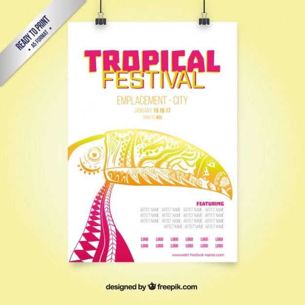 Affiche Du Festival Tropical