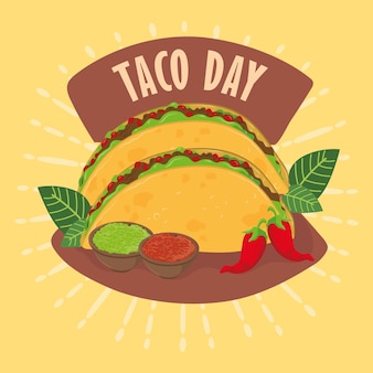Affiche du jour des tacos