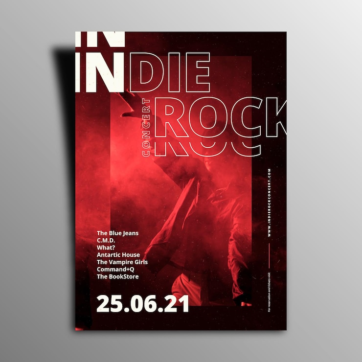 Vecteur gratuit affiche de l'événement musical 2021
