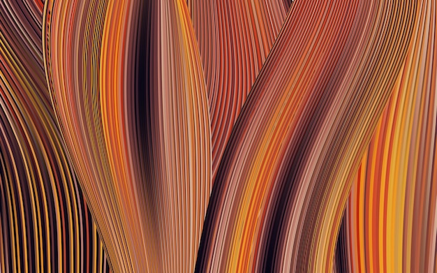 Affiche De Flux Coloré Moderne Wave Liquid Shape In Black Color Background Art Design Pour Votre Projet De Conception Illustration Vectorielle