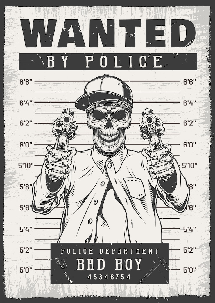 Vecteur gratuit affiche moderne recherchée