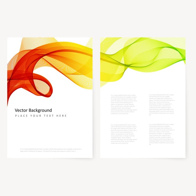Afficheur couleur abstraite