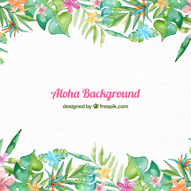 Aloha Frame Background