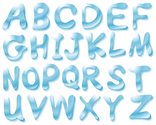 Alphabet Aqua