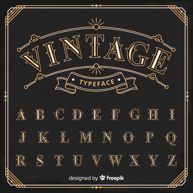 Alphabet Vintage