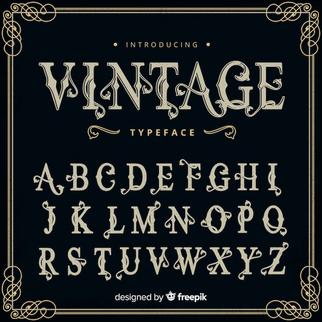 Alphabet Vintage