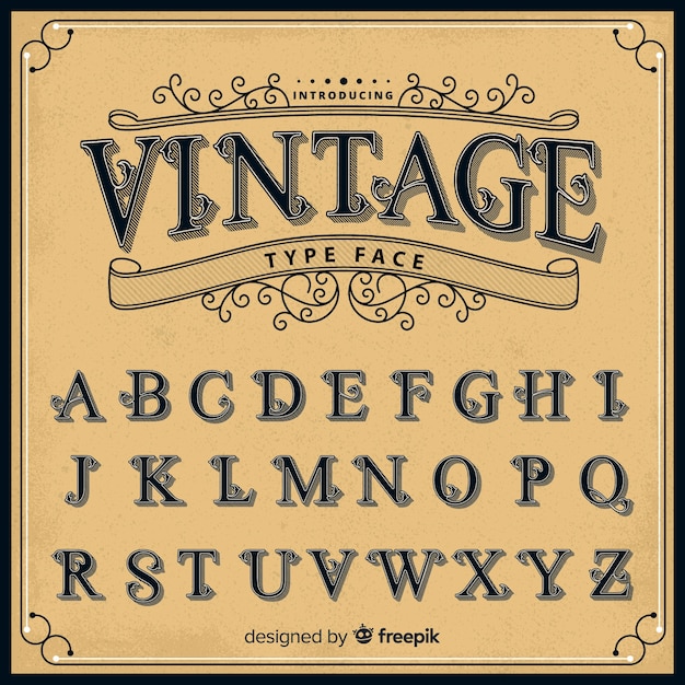 Alphabet Vintage