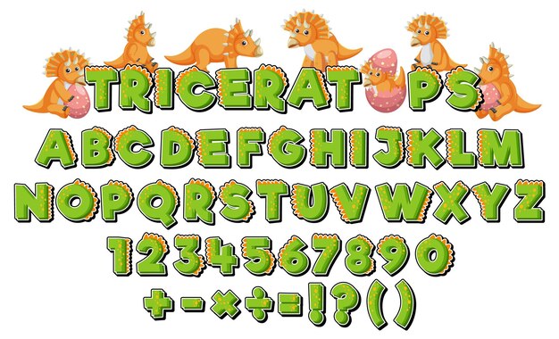 Alphabets anglais des lettres az et du numéro 09