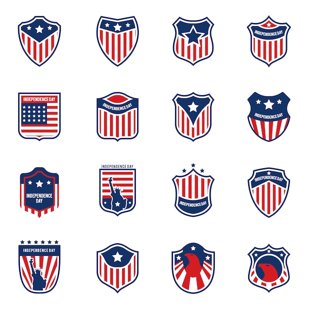 American Flag Logo Collecti