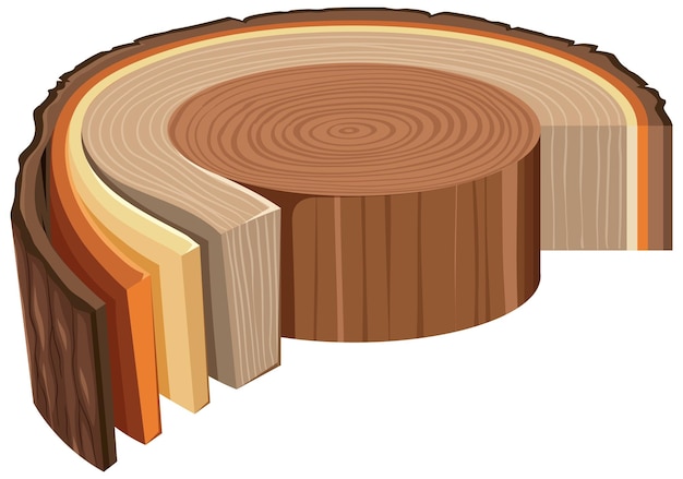 Anatomie du tronc de l'arbre