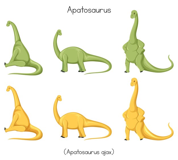 Apatosaurus dans différents messages