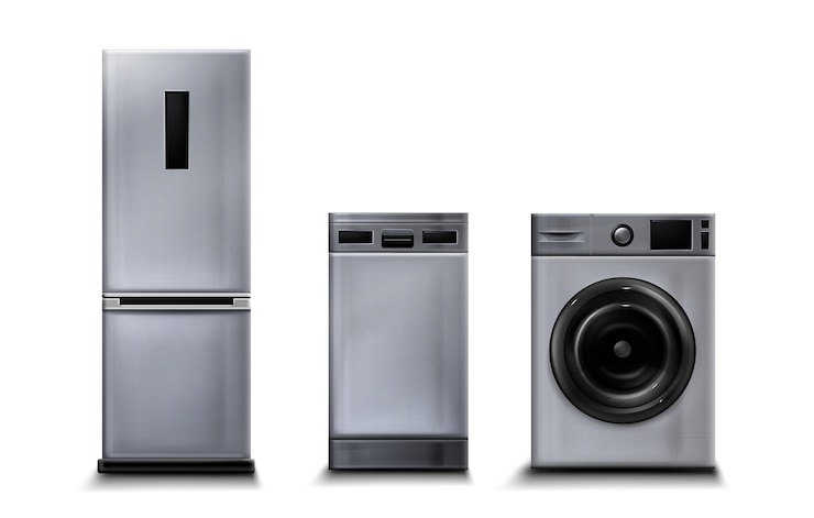 Vecteur gratuit appareil de cuisine réaliste