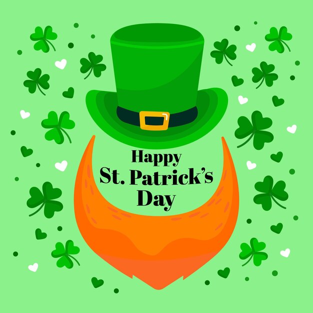 Appartement st. chapeau et barbe de lutin patricks day