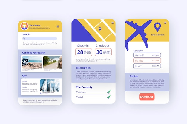 Application De Réservation De Voyage