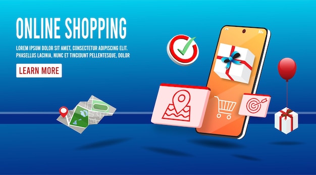 Application smartphone paiements mobiles et informatiques transaction en ligne Shopping processus en ligne sur smartphone Vecter dessin animé illustration conception isométrique