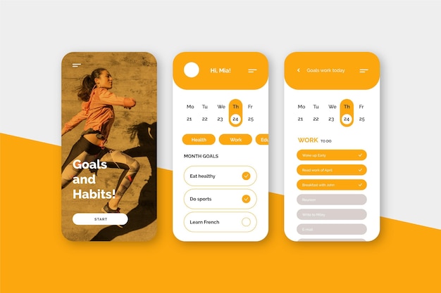 Application De Suivi Des Objectifs Et Des Habitudes