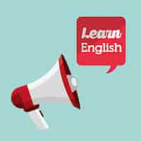 Vecteur gratuit apprendre le design anglais