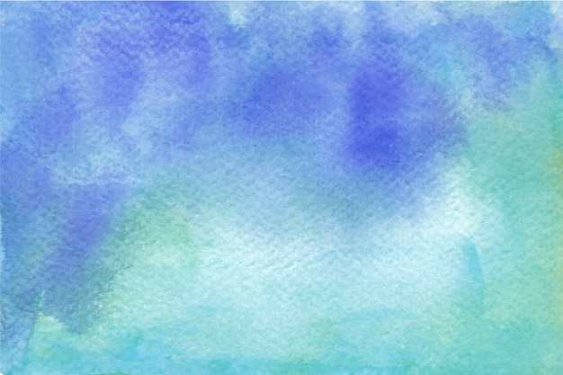 Aquarelle bleu et vert