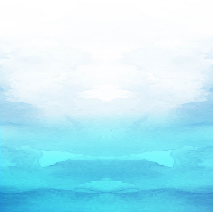Vecteur gratuit aquarelle bleue