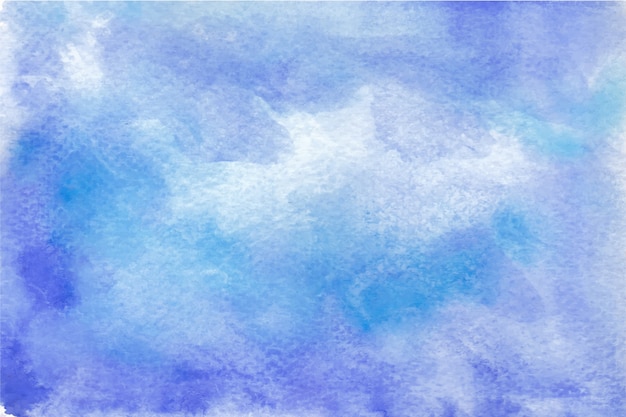 Aquarelle bleue