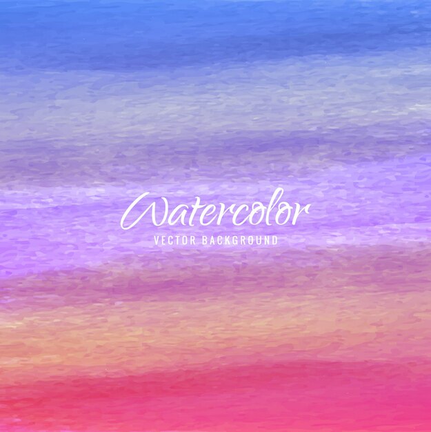 Aquarelle colorée