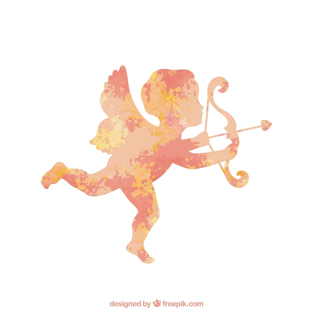 Aquarelle cupidon