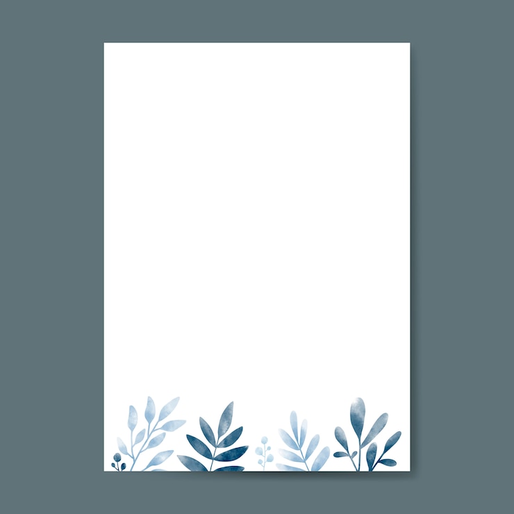 Vecteur gratuit aquarelle feuilles avec design espace copie
