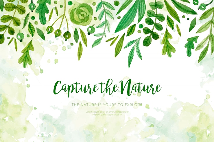 Vecteur gratuit aquarelle floral background