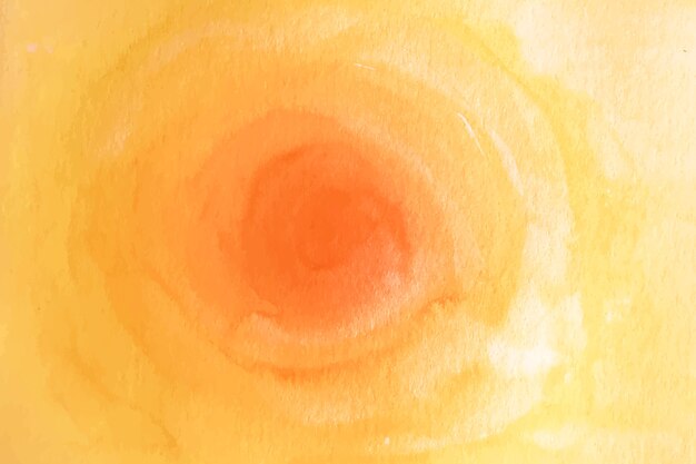 Aquarelle fond orange et jaune