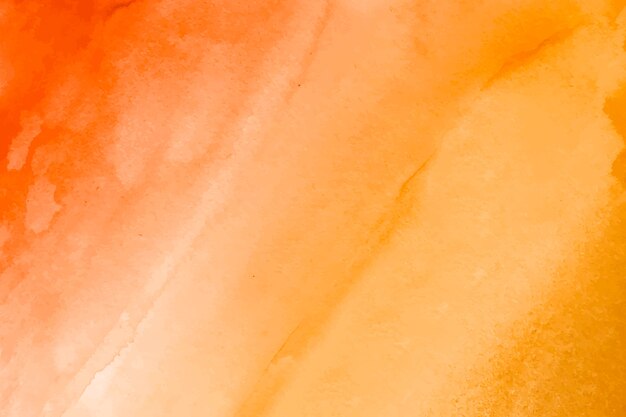 Aquarelle fond orange et jaune