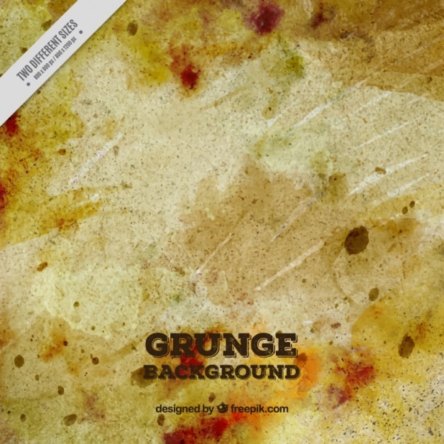Vecteur gratuit aquarelle grunge