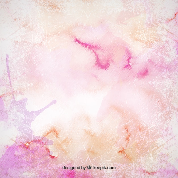 Vecteur gratuit aquarelle rose grunge