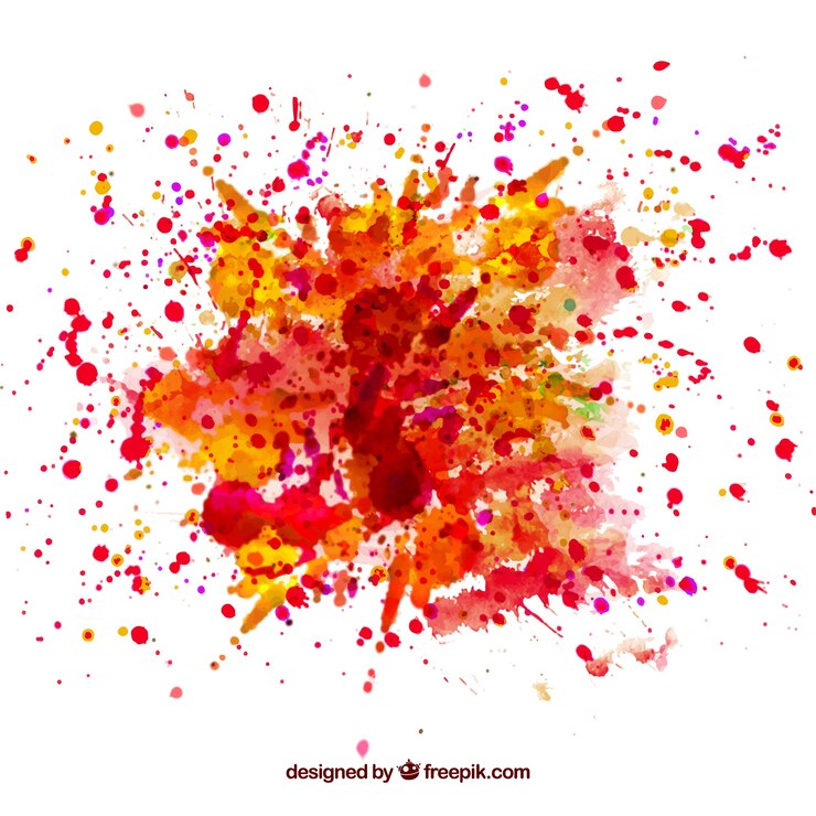 Vecteur gratuit aquarelle splash