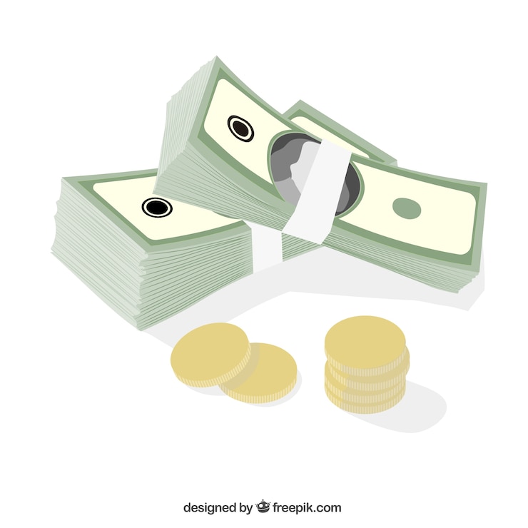 Vecteur gratuit argent illustration