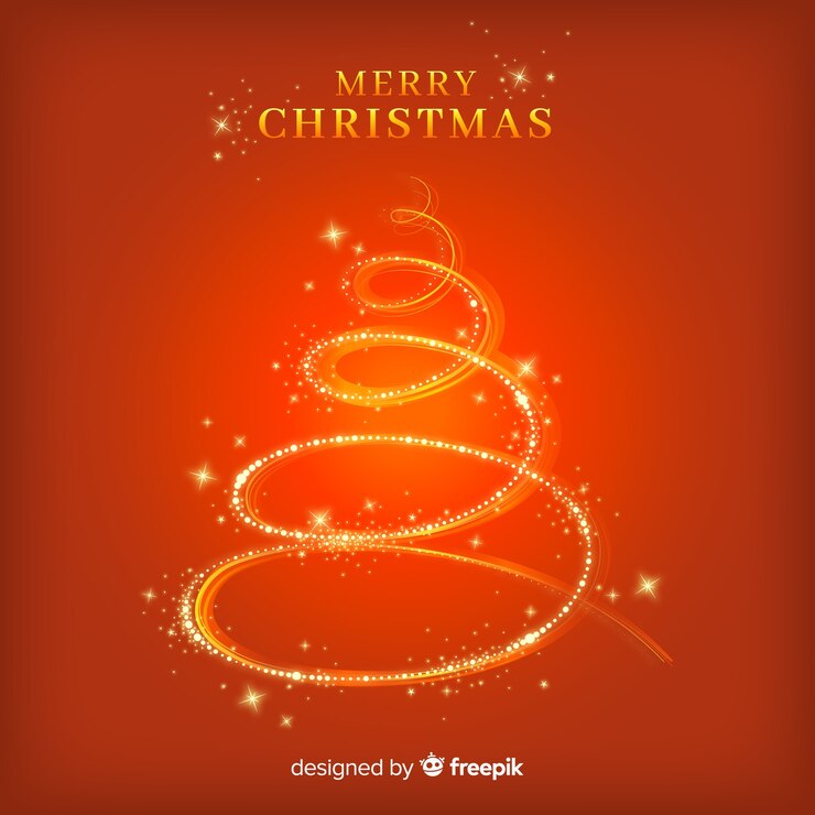 Vecteur gratuit arrière-plan de l'arbre de noël