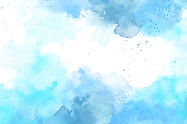 Arrière-plan bleu à l'aquarelle