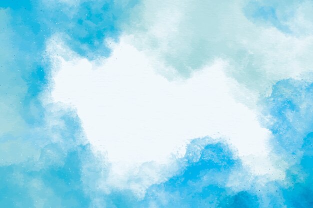 Arrière-plan bleu à l'aquarelle