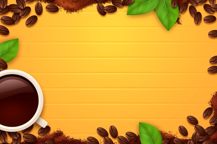 Vecteur gratuit arrière-plan de la célébration de la journée internationale du café