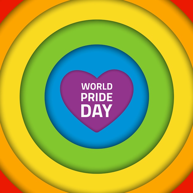 Arrière-plan coloré de fierté de LGBT